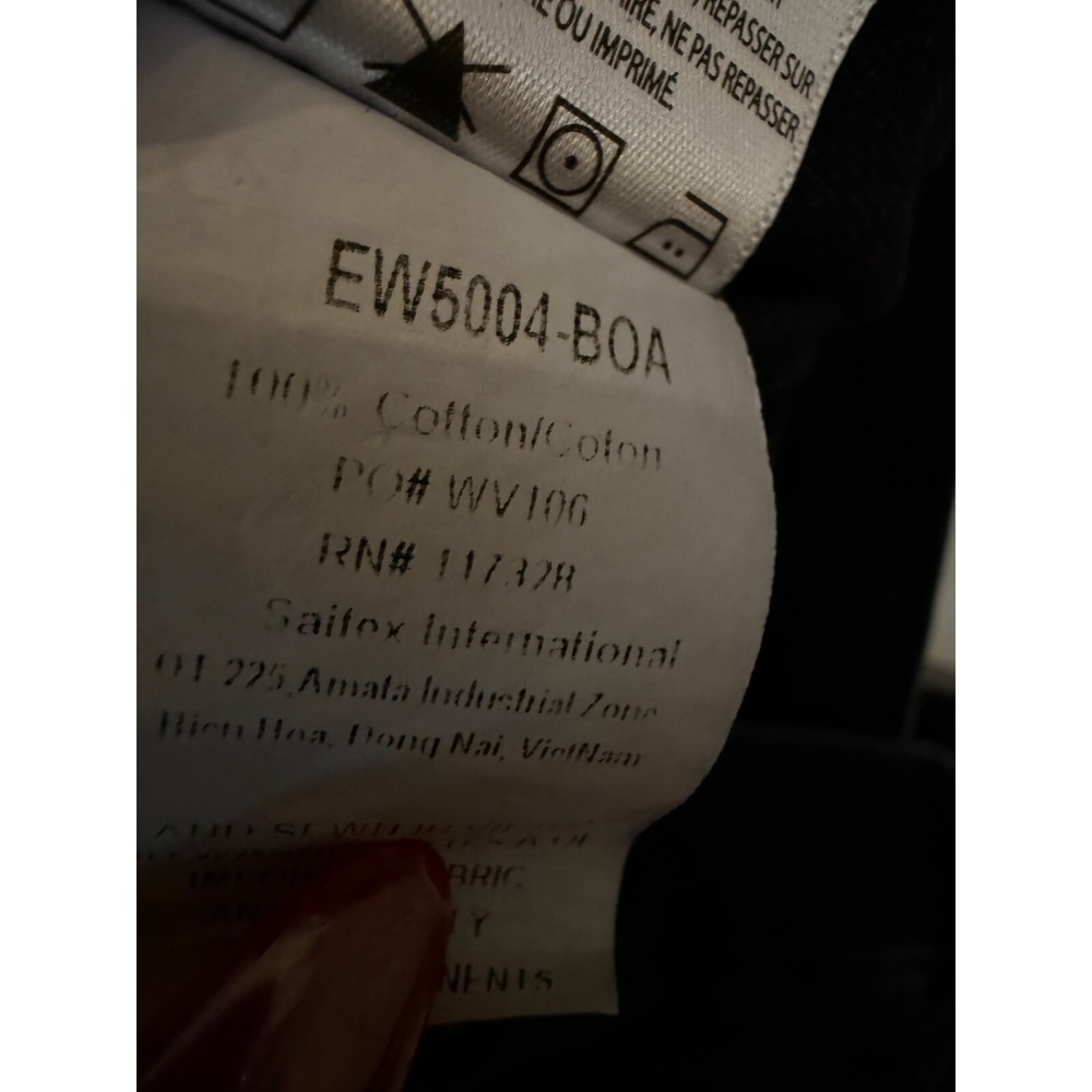 Edwin Trucker Denim Jacket Black Oversized‎ Streetwear Anthro Size M, Y2K - Picture 11 of 12